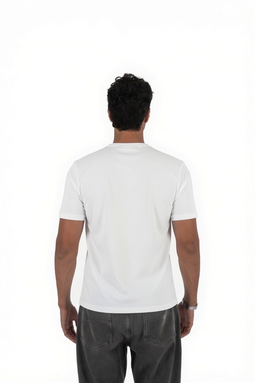 WHITE REGULAR FIT T-SHIRT