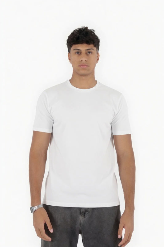 WHITE REGULAR FIT T-SHIRT