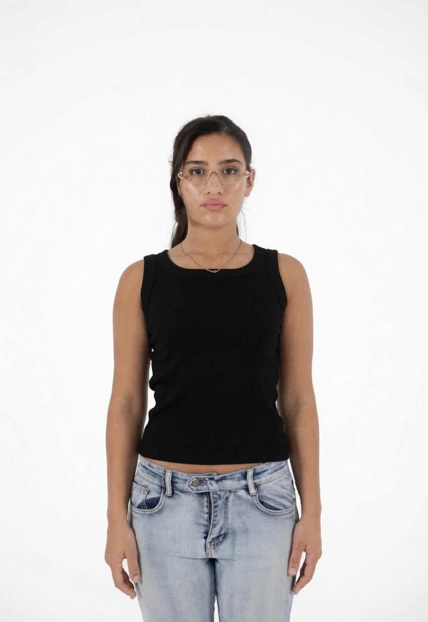 RIBBED TANK TOP