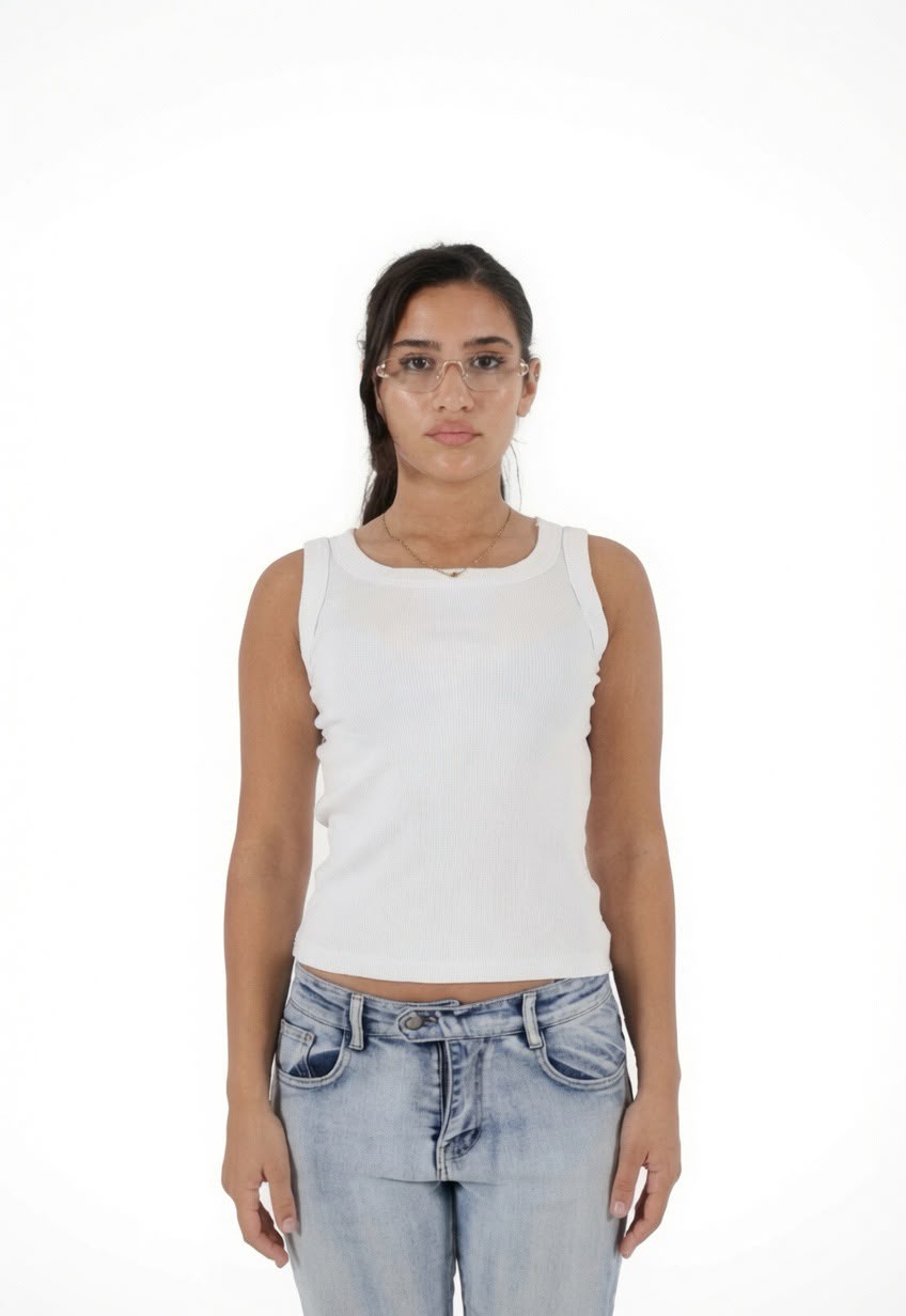 RIBBED TANK TOP